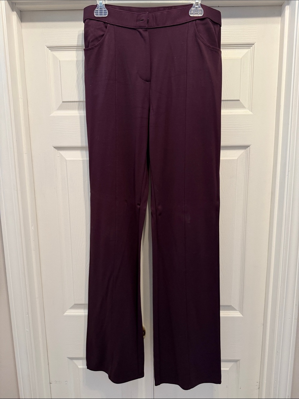 J. Jill Wide-Leg Pants in Plum
